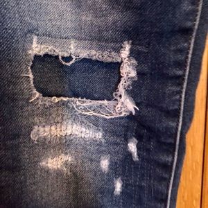 Am Eagle Super Stretch Jegging Sz 4 Reg Distressed